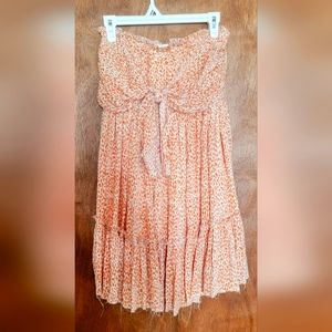 By Together strapless raw hem dress, never worn, size L